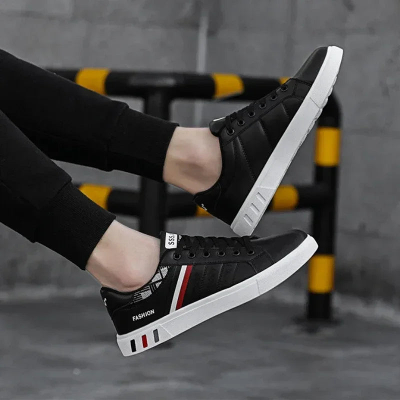 Tênis de luxo: primavera/outono, moda vulcanizado masculino.