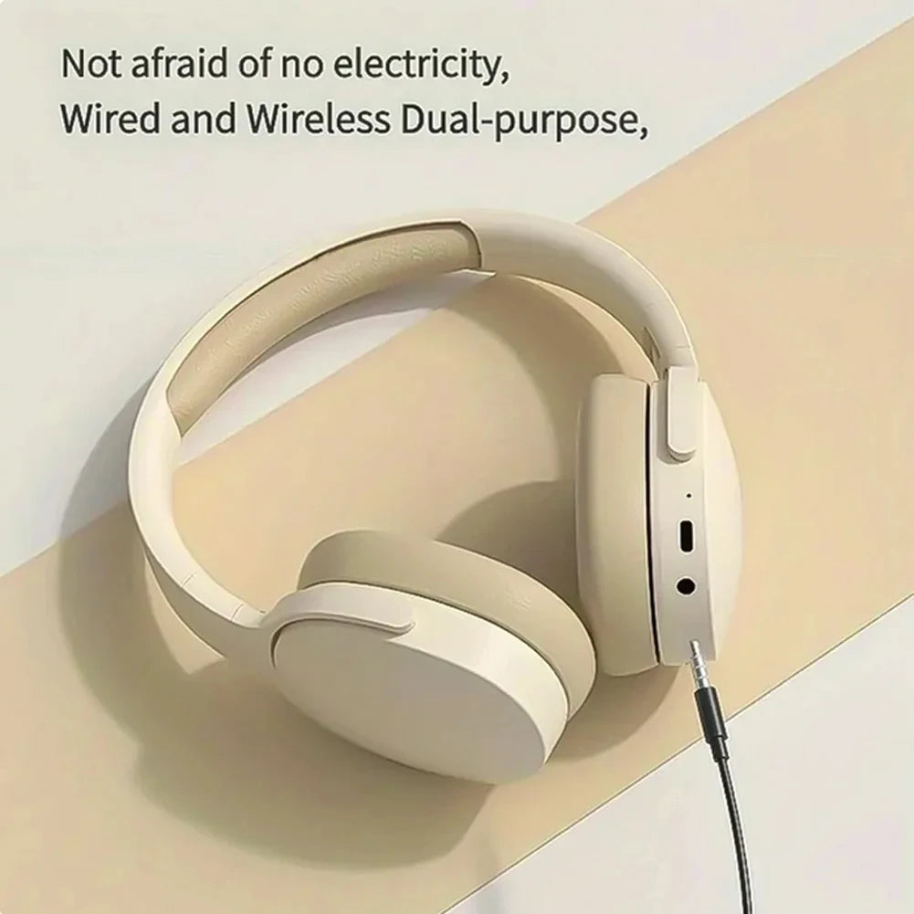 Fones de ouvido sem fio Xiaomi P2961 Bluetooth 5.3, fone de ouvido supra-auricular para Samsung/iPhone, estéreo de alta fidelidade para jogos com microfone
