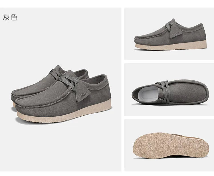 Sapato Casual Masculino: Moderno, Popular, uso ao Ar Livre, Versátil, Confortável, Sola Grossa