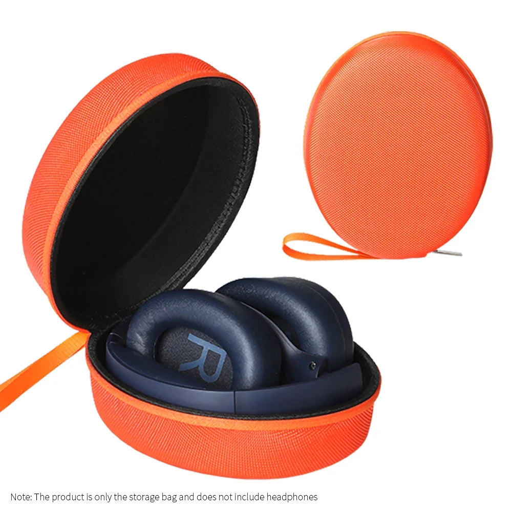 Caixa de fone de ouvido portátil para viagem, armazenamento de EVA rígido para QCY H3/H4/Edifier W820BT/Beats Studio 3.0