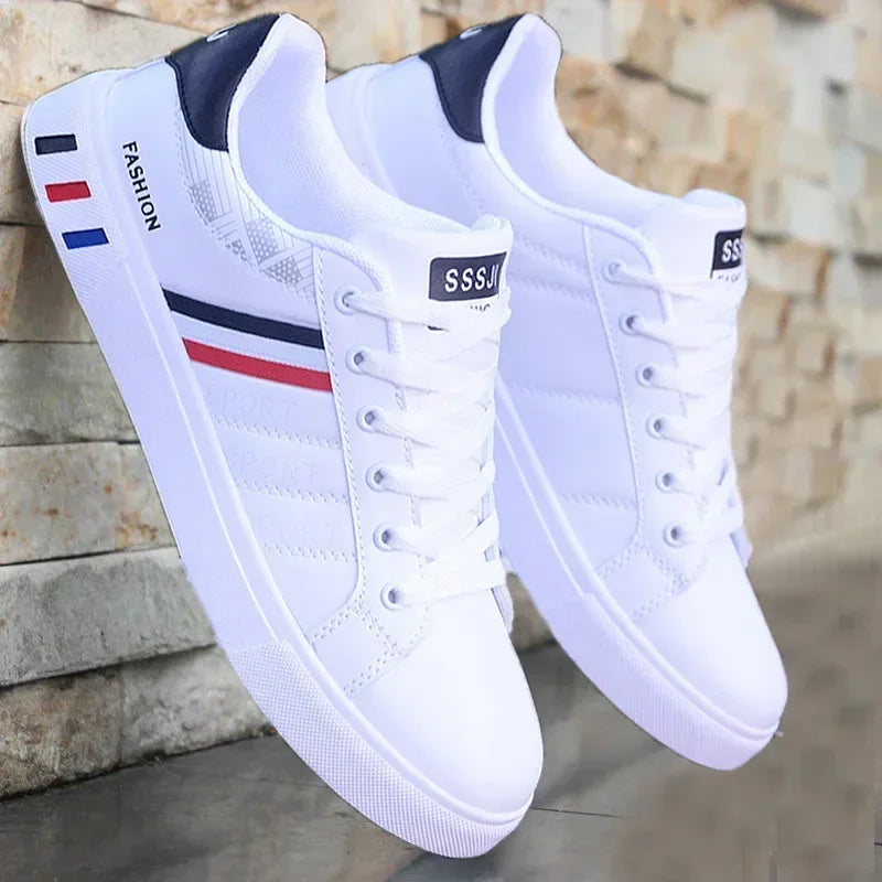 Tênis de luxo: primavera/outono, moda vulcanizado masculino.