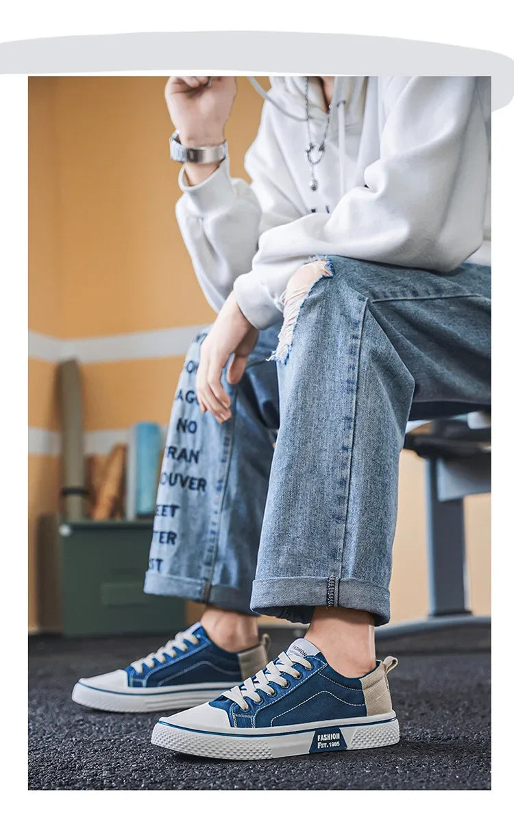 Novos de verão: respirável, versátil, fundo macio, tendência moda sapatos de lona - até o 48