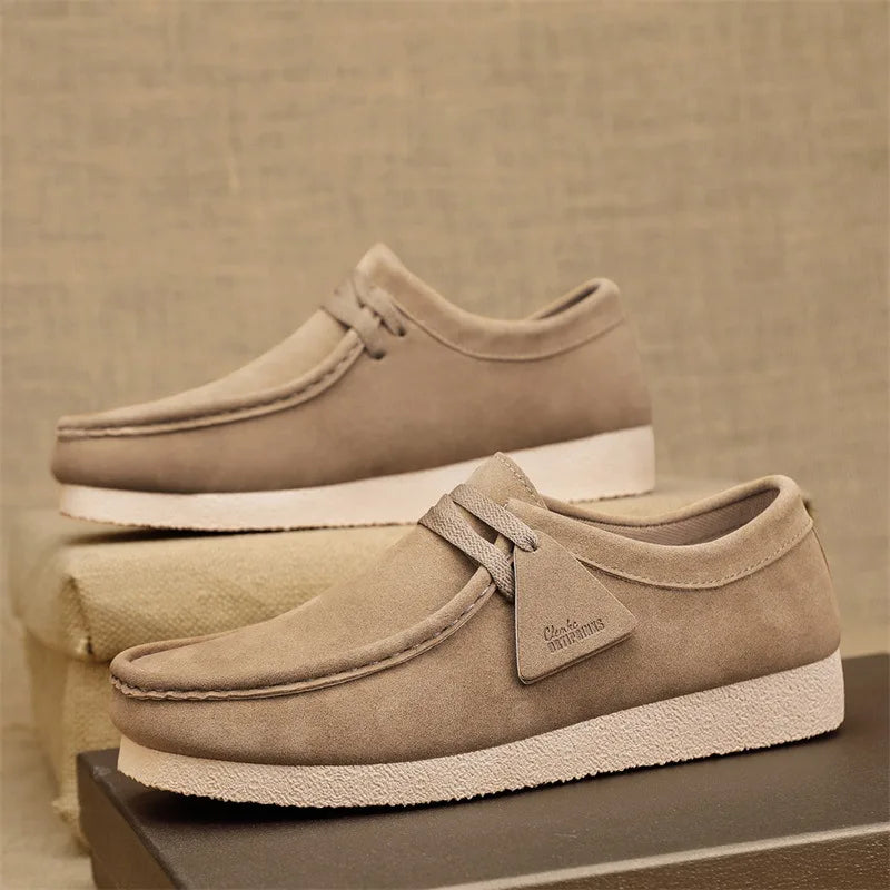 Sapato Casual Masculino: Moderno, Popular, uso ao Ar Livre, Versátil, Confortável, Sola Grossa