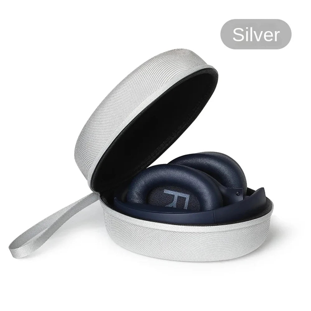 Caixa de fone de ouvido portátil para viagem, armazenamento de EVA rígido para QCY H3/H4/Edifier W820BT/Beats Studio 3.0
