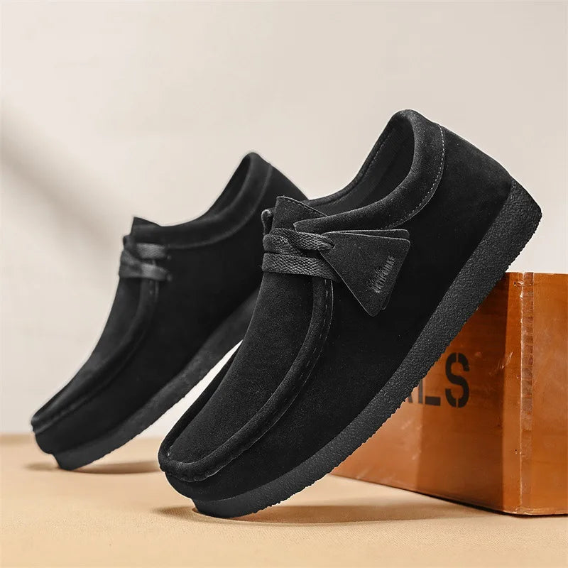 Sapato Casual Masculino: Moderno, Popular, uso ao Ar Livre, Versátil, Confortável, Sola Grossa