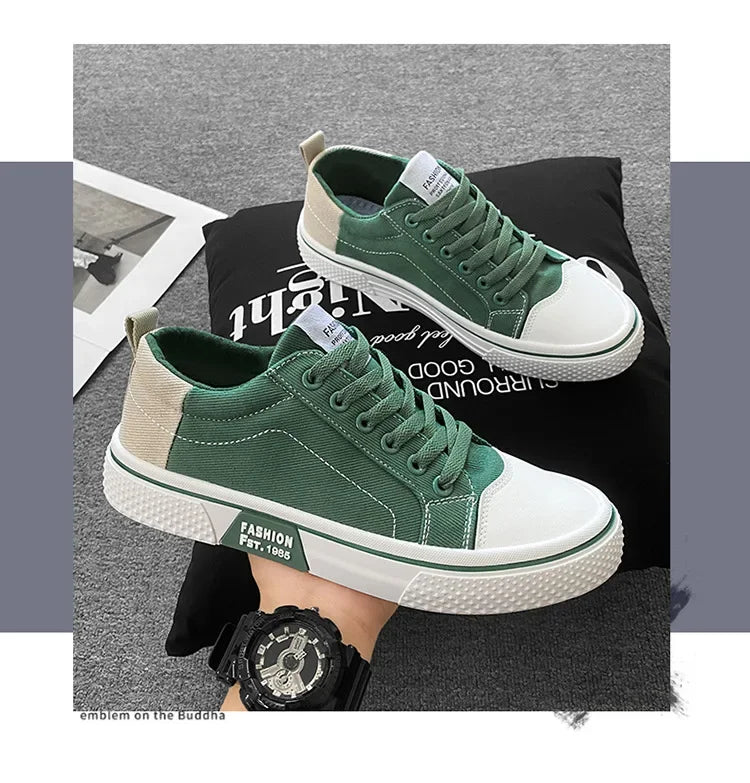 Novos de verão: respirável, versátil, fundo macio, tendência moda sapatos de lona - até o 48