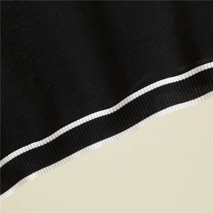 Camisetas Mujer New Thin Knitted T Shirt Women Short Sleeve Summer Tops Woman Clothes Striped Fashion T-Shirt Tee Shirt Femme