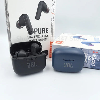 Fones de ouvido Bluetooth sem fio JBL Tune 230NC TWS originais, som estéreo esportivo, com microfone, edição HK