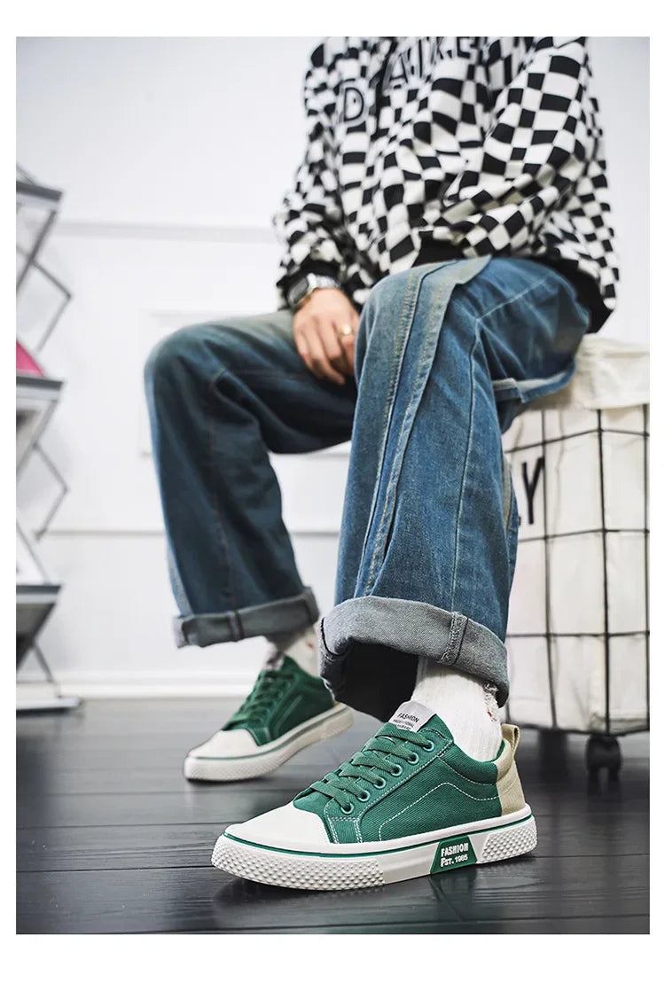 Novos de verão: respirável, versátil, fundo macio, tendência moda sapatos de lona - até o 48