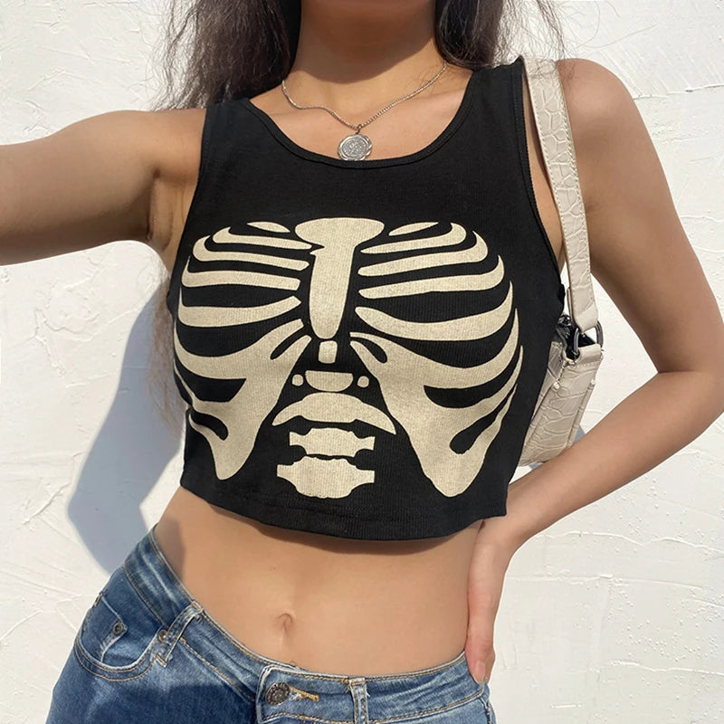 Y2K Women Backless Hollow Out T Shirt Sexy Bandage Crop Tops O-neck Tshirt Black Streetwear Short Sleeve Slim Bodycon T-shirt