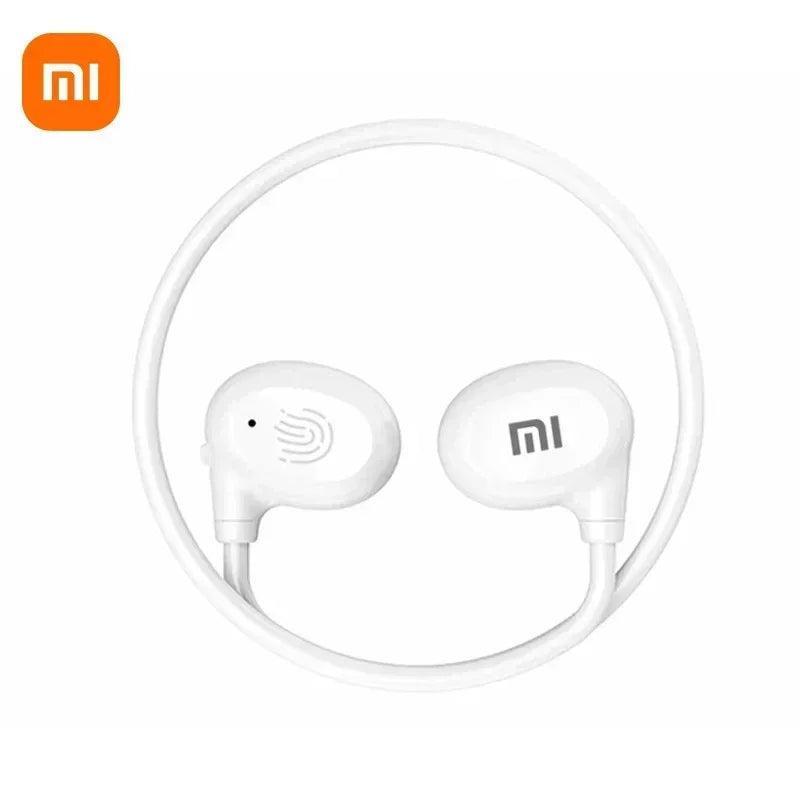 Fones de ouvido sem fio Xiaomi Bone Conduction Bluetooth 5.3 para pescoço, esportivo, estéreo, com microfone.