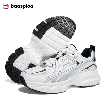 Baasploa feminino: casual, leve, respirável, esportivo para caminhada, com plataforma