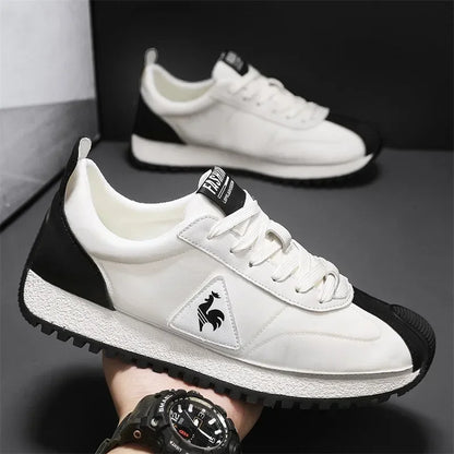 Tênis casual masculino: confortável, respirável, de corrida com sola mais macia.