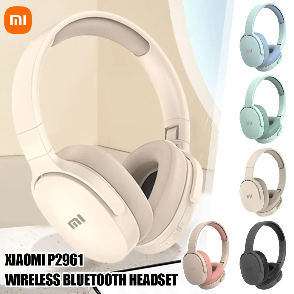 Fones de ouvido Bluetooth sem fio Xiaomi HiFi estéreo dobrável leve com suporte para cartões TF e interface tipo C de 3,5 mm