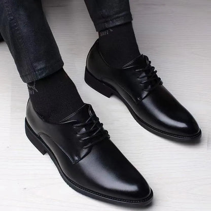 Sapato de couro, formal britânico: para primavera/outono, casual