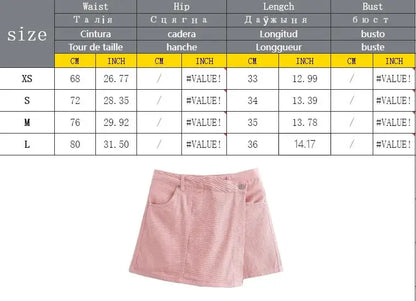 Conjuntos femininos em jeans: camisa gola com manga curta e bolso decoração +  shorts cintura média assimétrico