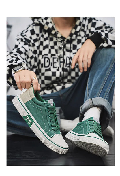 Novos de verão: respirável, versátil, fundo macio, tendência moda sapatos de lona - até o 48