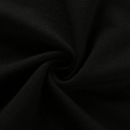 Y2K Women Backless Hollow Out T Shirt Sexy Bandage Crop Tops O-neck Tshirt Black Streetwear Short Sleeve Slim Bodycon T-shirt
