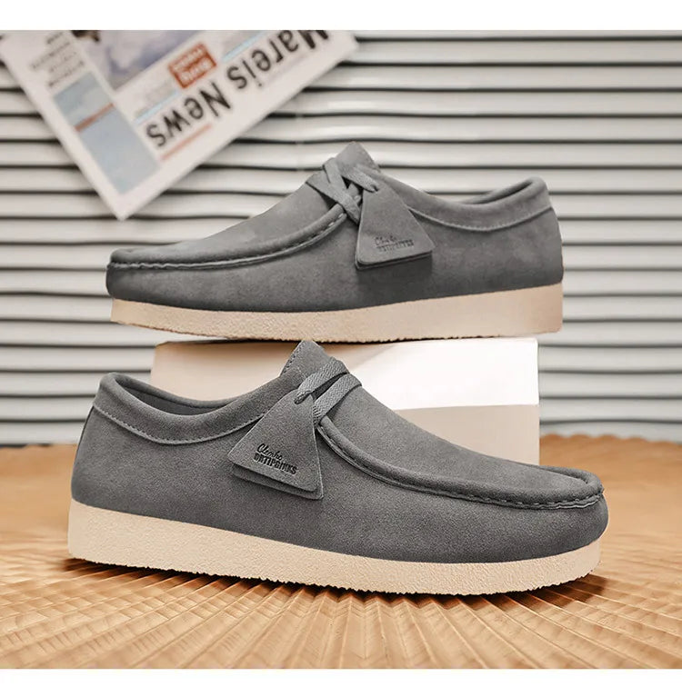 Sapato Casual Masculino: Moderno, Popular, uso ao Ar Livre, Versátil, Confortável, Sola Grossa