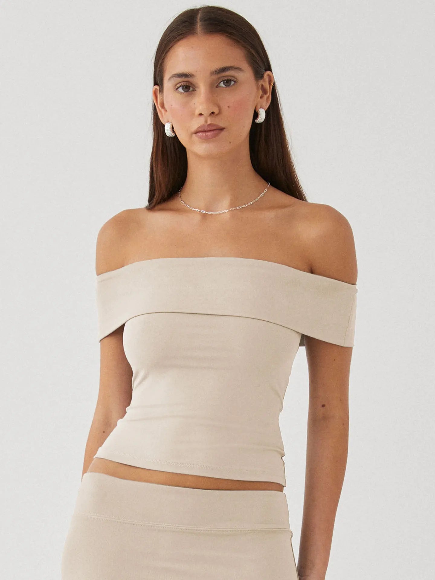 Women's Summer New Strapless Sexy T-shirt One Shoulder Spicy Girl Pure Desire Style Top for Women