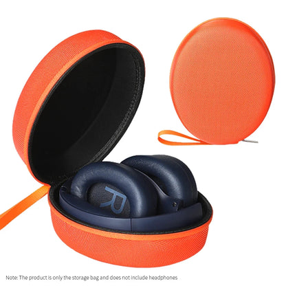 Caixa de fone de ouvido portátil para viagem, armazenamento de EVA rígido para QCY H3/H4/Edifier W820BT/Beats Studio 3.0