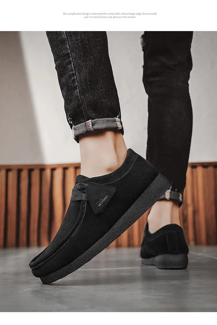 Sapato Casual Masculino: Moderno, Popular, uso ao Ar Livre, Versátil, Confortável, Sola Grossa