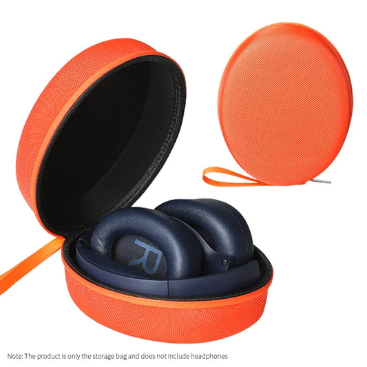 Caixa de fone de ouvido portátil para viagem, armazenamento de EVA rígido para QCY H3/H4/Edifier W820BT/Beats Studio 3.0