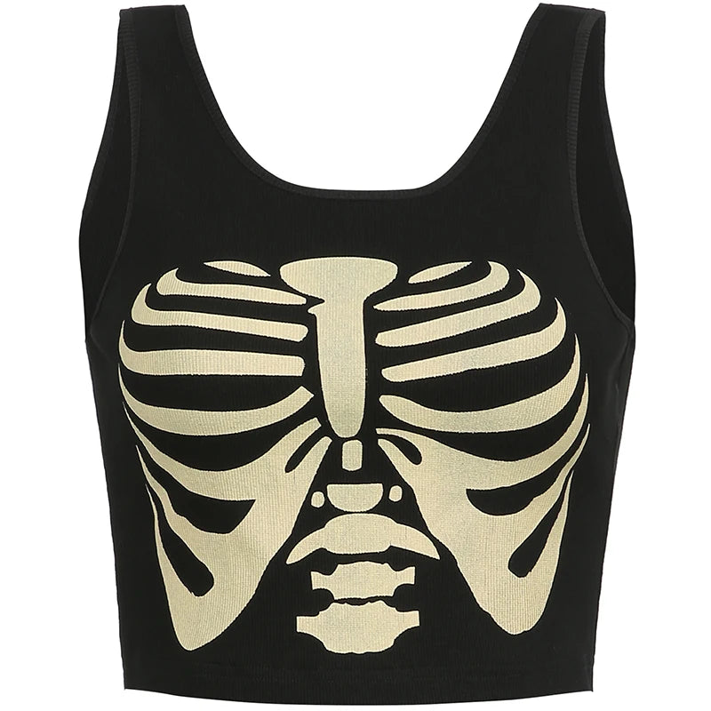 Y2K Women Backless Hollow Out T Shirt Sexy Bandage Crop Tops O-neck Tshirt Black Streetwear Short Sleeve Slim Bodycon T-shirt