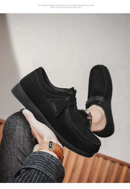 Sapato Casual Masculino: Moderno, Popular, uso ao Ar Livre, Versátil, Confortável, Sola Grossa