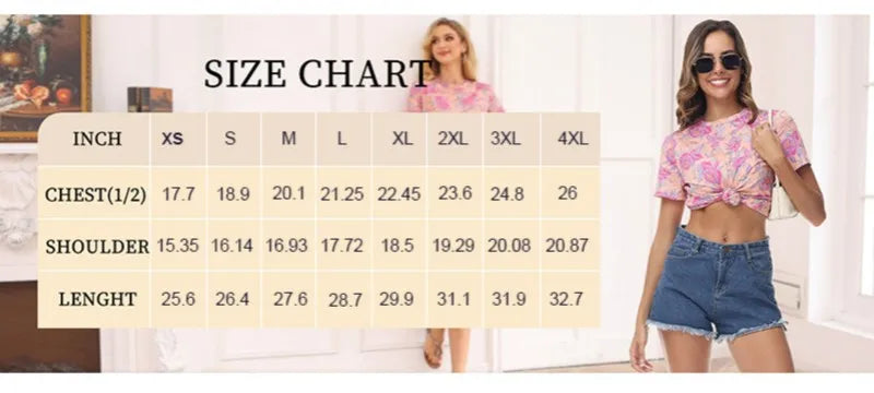 2024 Fashion Women's Stripe Print T-shirt Top Simple Casual Female Short Sleeve Clothing New Loose Colorful O-Neck T-Shirts