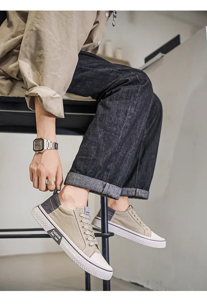 Novos de verão: respirável, versátil, fundo macio, tendência moda sapatos de lona - até o 48