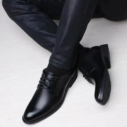 Sapato de couro, formal britânico: para primavera/outono, casual