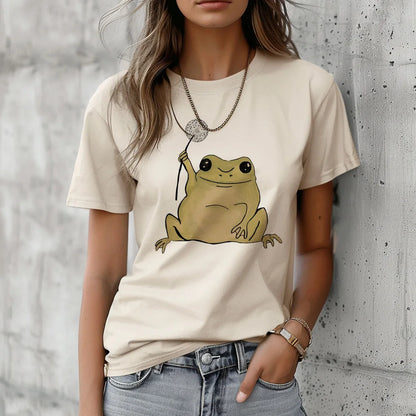 Dandelion t-shirts women harajuku comic graphic top girl graphic designer Japanese clothing