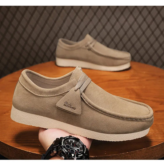 Sapato Casual Masculino: Moderno, Popular, uso ao Ar Livre, Versátil, Confortável, Sola Grossa
