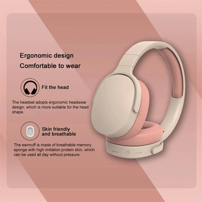 Fones de ouvido sem fio Xiaomi P2961 Bluetooth 5.3, fone de ouvido supra-auricular para Samsung/iPhone, estéreo de alta fidelidade para jogos com microfone