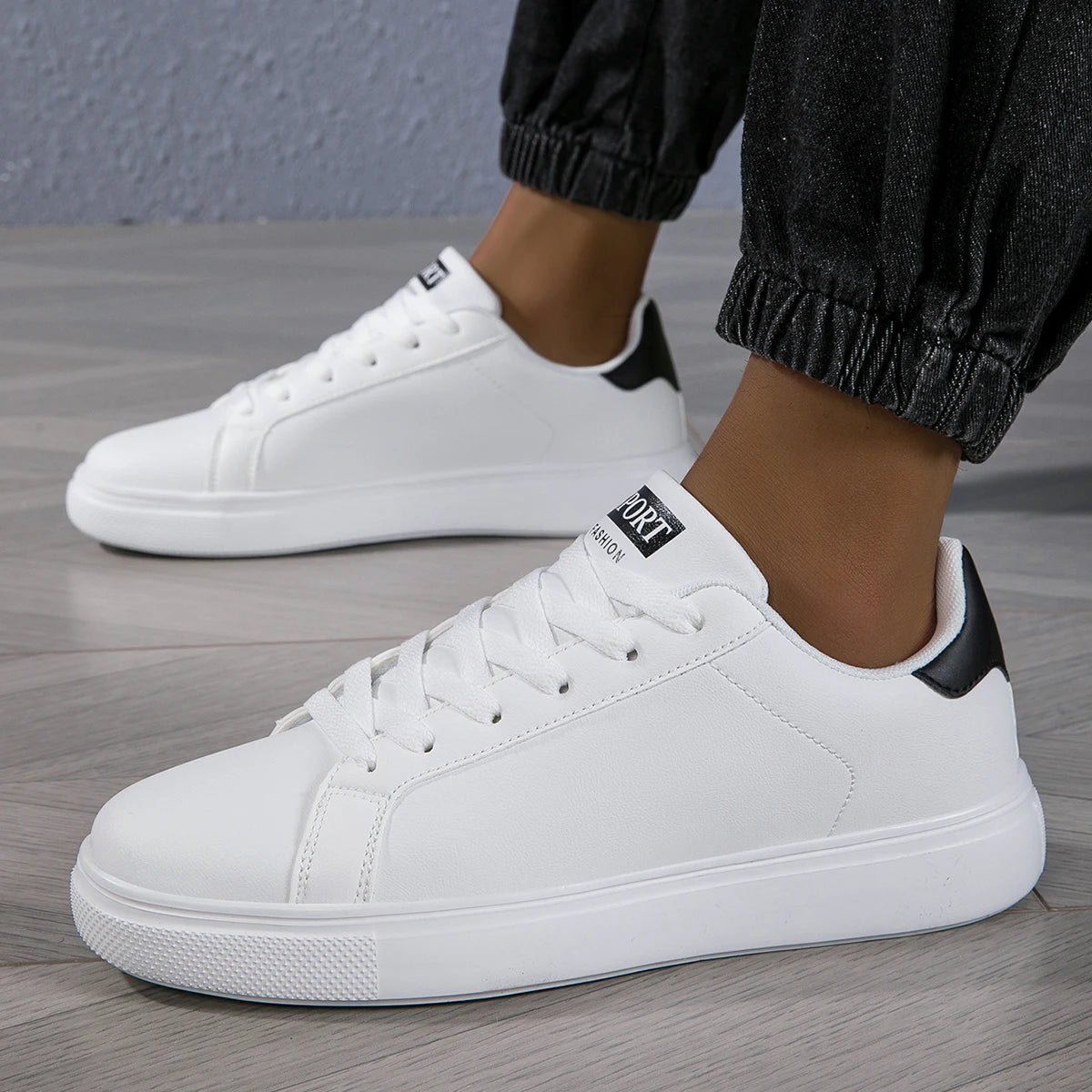 Novos tênis de moda branca: casual, alta qualidade na moda all-match, personalidade e estilo.