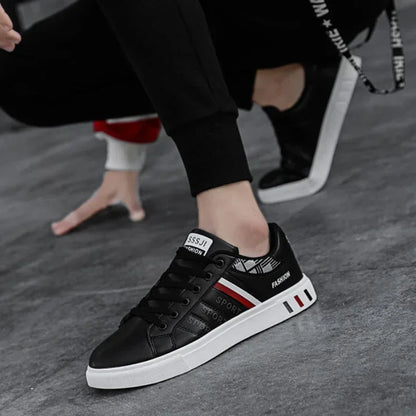Tênis de luxo: primavera/outono, moda vulcanizado masculino.