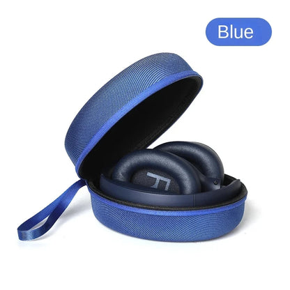 Caixa de fone de ouvido portátil para viagem, armazenamento de EVA rígido para QCY H3/H4/Edifier W820BT/Beats Studio 3.0