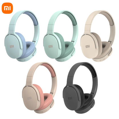 Fones de ouvido Bluetooth sem fio Xiaomi HiFi estéreo dobrável leve com suporte para cartões TF e interface tipo C de 3,5 mm