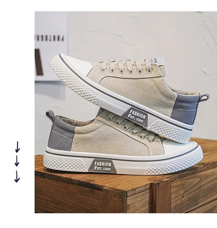 Novos de verão: respirável, versátil, fundo macio, tendência moda sapatos de lona - até o 48