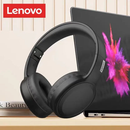 Fone de ouvido gamer Lenovo TH30 sem fio Bluetooth com som estéreo 360°,  esportivo de longa duração e baixa latência