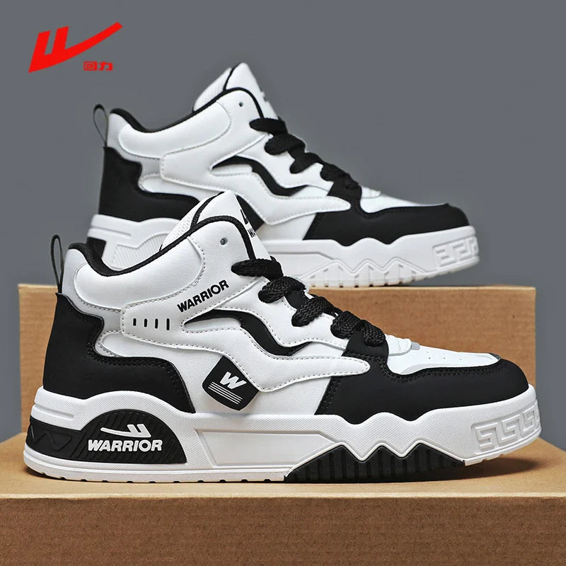 Novo Tênis quatro estações masculino, confortável, tênis de plataforma, vulcanizados branco.