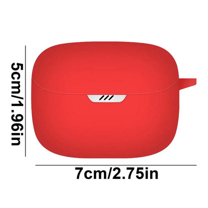 Capa de silicone à prova de choque para fones de ouvido JBL Tune Buds, compatível com Bluetooth