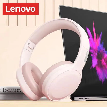 Fone de ouvido gamer Lenovo TH30 sem fio Bluetooth com som estéreo 360°,  esportivo de longa duração e baixa latência