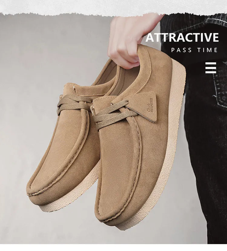 Sapato Casual Masculino: Moderno, Popular, uso ao Ar Livre, Versátil, Confortável, Sola Grossa