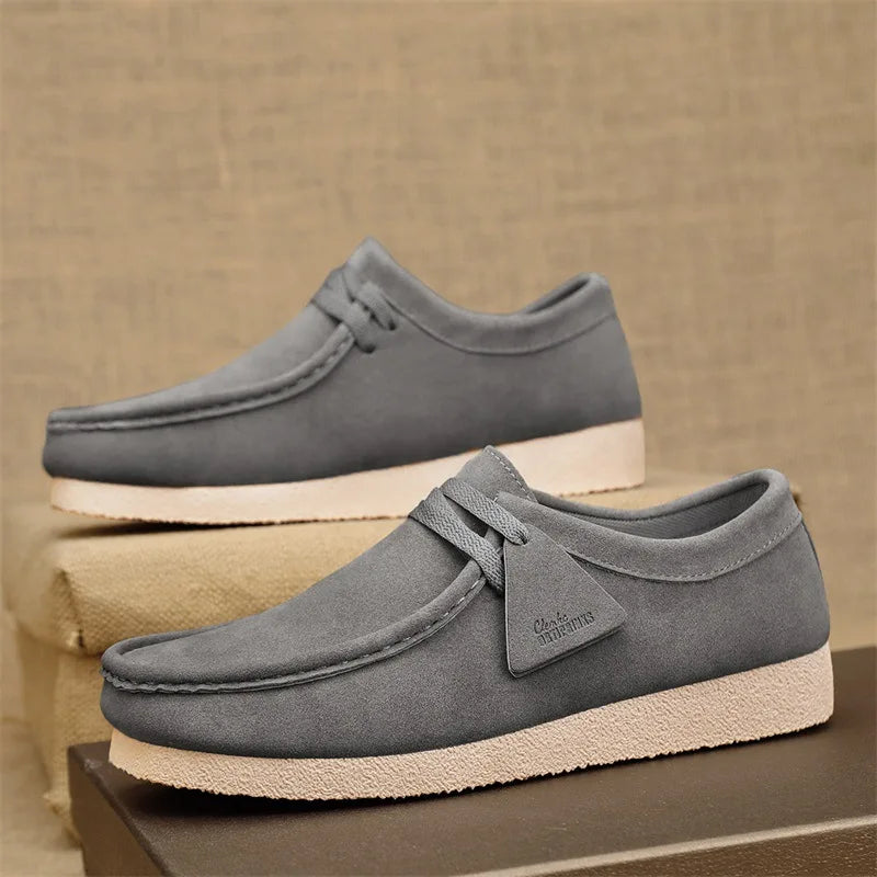 Sapato Casual Masculino: Moderno, Popular, uso ao Ar Livre, Versátil, Confortável, Sola Grossa