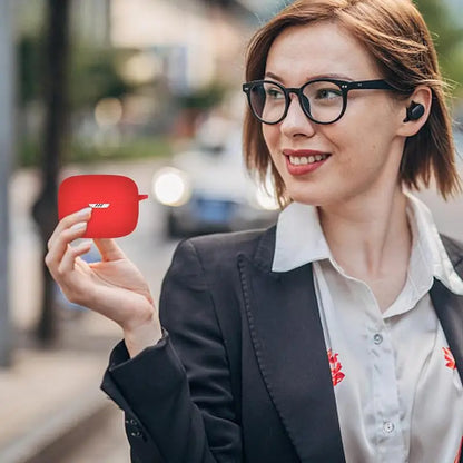 Capa de silicone à prova de choque para fones de ouvido JBL Tune Buds, compatível com Bluetooth