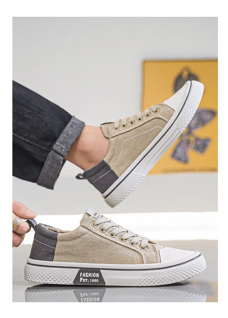 Novos de verão: respirável, versátil, fundo macio, tendência moda sapatos de lona - até o 48