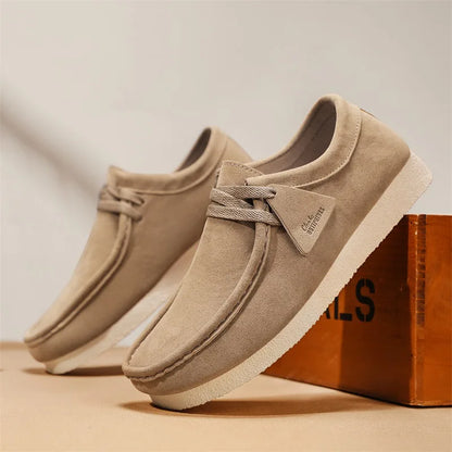 Sapato Casual Masculino: Moderno, Popular, uso ao Ar Livre, Versátil, Confortável, Sola Grossa