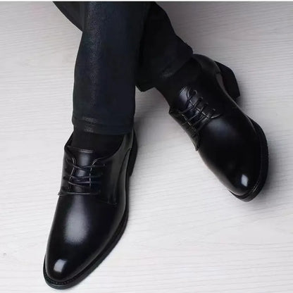 Sapato de couro, formal britânico: para primavera/outono, casual
